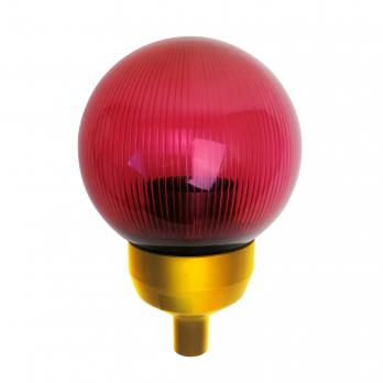 UFP-P150-N60 RED-GOLD Основание с переходником на трубу D20мм и с красным плафоном D150мм. для изготовления ростовых цветов. Золотой. ТМ Uniel