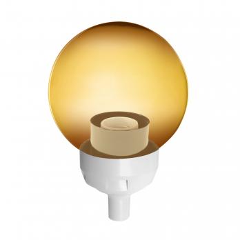 UFP-R150-N60 BRONZE-WHITE Основание с переходником на трубу D20мм и с бронзовым плафоном D150мм. для изготовления ростовых цветов. Белый. ТМ Uniel