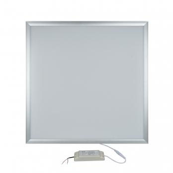 ULP-6060-42W-NW EFFECTIVE SILVER Светильник светодиодный потолочный встраиваемый. Белый свет 4000K. Корпус серебристый. В комплекте с и-п. ТМ Uniel.