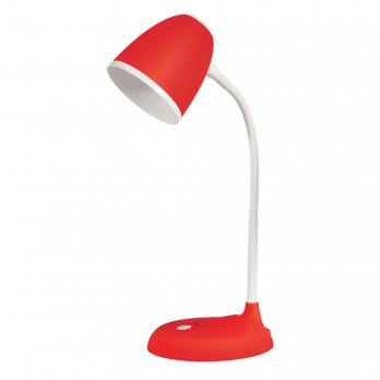 TLI-228 RED E27 Светильник настольный. 60W. Цоколь Е27. Механический выключатель. Красный. ТМ Uniel.