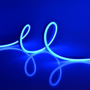 ULS-N21-2835-120LED-m-8mm-IP67-220V-8W-m-50M-BLUE Светодиодная гибкая герметичная лента. NEON. Бобина 50 м. Синий свет. TM Uniel.