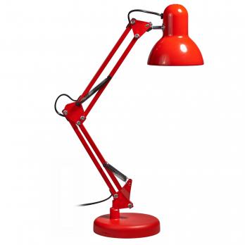 TLI-221 RED E27 Светильник настольный. Цоколь Е27. 60W. Механический выключатель. Красный. ТМ Uniel