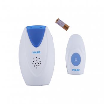 UDB-Q028 W-R1T1-16S-80M-WH Звонок беспроводной. 36 мелодий. Световая индикация. Радиус действия 80 метров. Блистерная упаковка. Белый. TM Volpe.