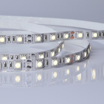 ULS-M25-5050-60LED-m-10mm-IP20-DC12V-14.4W-m-5M-4000K PROFI Гибкая светодиодная лента на самоклеящейся основе. Катушка 5м. в герметичной упаковке. Белый свет4000К. ТМ Uniel.