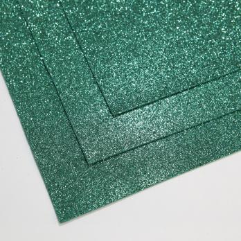 VR-FE4 40T13-S60X70-HPL49EG053 Glitter Pietra di giada-Нефрит Фоамиран глиттерный. толщина 1.5мм. лист 60x70см. в пачке из 10 листов. TM Volpe Rosa