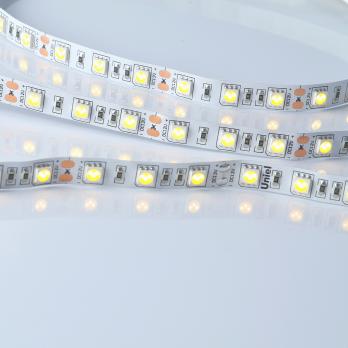 ULS-M25-5050-60LED-m-10mm-IP20-DC12V-14.4W-m-5M-3000K PROFI Гибкая светодиодная лента на самоклеящейся основе. Катушка 5м. в герметичной упаковке. Теплый белый свет3000К. ТМ Uniel.