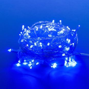 ULD-S1000-100-DTA WHITE IP20 Гирлянда светодиодная. 10м. 100 светодиодов. Белый свет. Провод прозрачный. ТМ Uniel