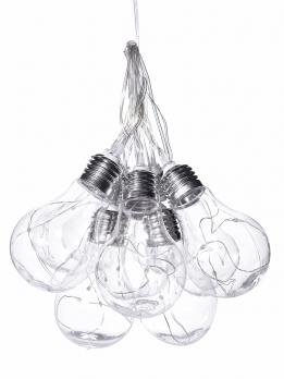 USL-S-126-PT4000 BULBS Садовая гирлянда на солнечной батарее Лампочки. 40 светодиодов. Разноцветный свет. 1xАA Ni-Mh аккумулятор в-к. IP44. TM Uniel