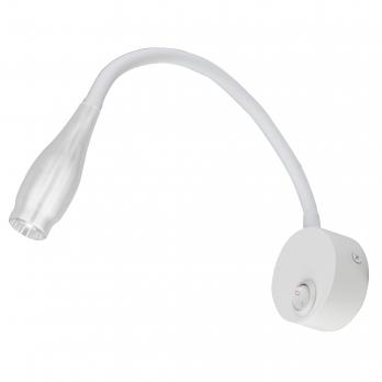 ULT-F22-3W-4000K IP20 WHITE Светильник светодиодный настенный гибкий для интерьерного освещения. 85-265В. Белый свет 4000К. Белый. TM Uniel