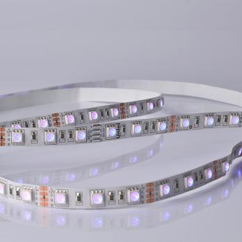ULS-M25-5050-60LED-m-10mm-IP20-DC12V-14.4W-m-5M-RGB PROFI Гибкая светодиодная лента на самоклеящейся основе. Катушка 5м. в герметичной упаковке. RGB. ТМ Uniel.