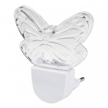 DTL-315 Бабочка-White Светильник-ночник. Без выключателя. Белый. ТМ Uniel