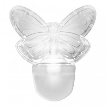 DTL-315 Бабочка-White Светильник-ночник. Без выключателя. Белый. ТМ Uniel