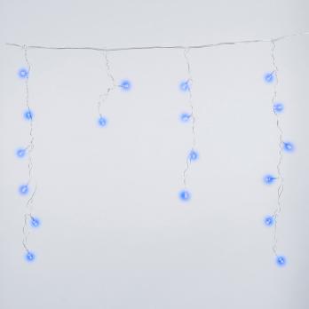 ULD-B1805-048-DTA BLUE IP20 Бахрома светодиодная. 1.8м. 48 светодиодов. Синий свет. Провод прозрачный. ТМ Uniel