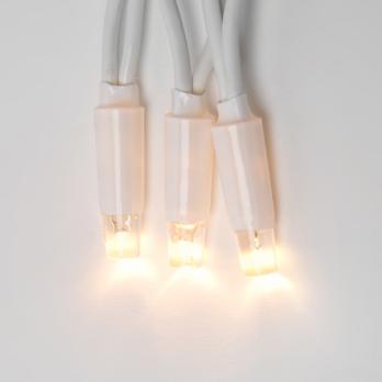 ULD-S1000-120-DWA WARM WHITE IP67 Гирлянда светодиодная. 10м. 120 светодиодов. Теплый белый свет. Провод белый. ТМ Uniel