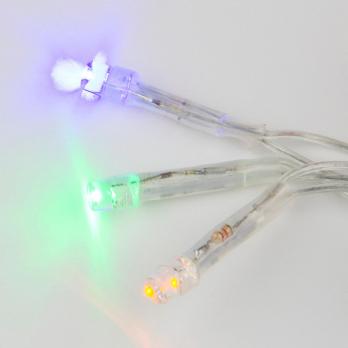 ULD-S1000-100-DTA MULTI IP20 Гирлянда светодиодная. 10м. 100 светодиодов. Разноцветный свет. Провод прозрачный. ТМ Uniel