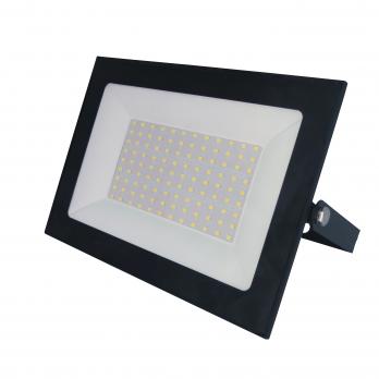 ULF-F21-100W-3000K IP65 200-250В BLACK Прожектор светодиодный. Теплый белый свет 3000К. Корпус черный. TM Uniel