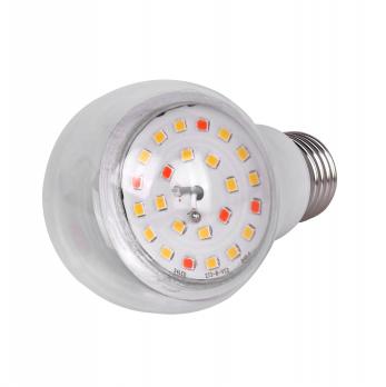 LED-A60-10W-SPFB-E27-CL PLP30WH Лампа светодиодная для растений. Форма A. прозрачная. Спектр для фотосинтеза. Картон. ТМ Uniel