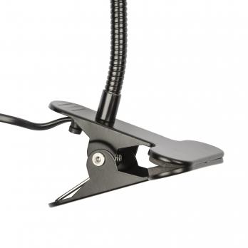 ULT-P31-12W-SPLE-40 IP40 BLACK SINGLE Светильник для растений светодиодный. на прищепке. Спектр для фотосинтеза. TM Uniel