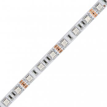 ULS-Q221 5050-60LED-m-10mm-IP20-DC12V-14.4W-m-5M-RGB Гибкая светодиодная лента на самоклеящейся основе. Катушка 5 м. в герметичной упаковке. RGB. ТМ Volpe.