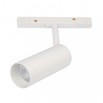 ULB-M60-12W-4000K-35 WHITE Светильник-прожектор светодиодный трековый. Для магнитного шинопровода. 2000 Лм. Белый свет 4000К. Белый. ТМ Uniel