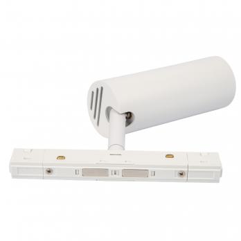 ULB-M60-12W-4000K-35 WHITE Светильник-прожектор светодиодный трековый. Для магнитного шинопровода. 2000 Лм. Белый свет 4000К. Белый. ТМ Uniel