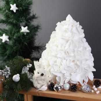 ULW-R07 T-WHITE+GREEN-150C-A Ель белая Светильник светодиодный со сменными лампами в-к. белая + зеленая. E27. Плафон D150мм. прозрачный. Белое основание. TM Uniel