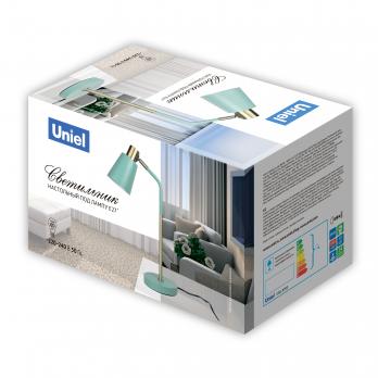 UML-B700 E27 BLACK Светильник настольный. 40W. Цоколь Е27. Механический выключатель. Черный. ТМ Uniel