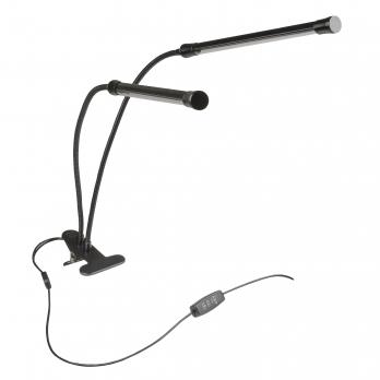 ULT-P33-15W-SPSB-TM IP40 BLACK Светильник для растений светодиодный с таймером. на прищепке. Спектр для рассады и цветения. TM Uniel