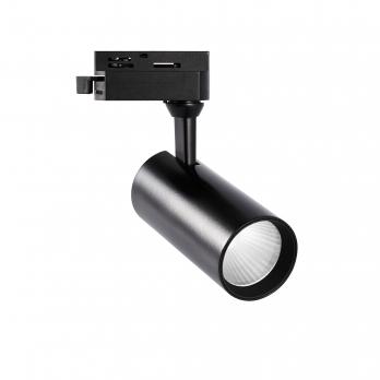 ULB-Q276 15W-4000К BLACK Светильник-прожектор светодиодный трековый. 1350 Лм. Белый свет 4000К. Корпус черный. ТМ Volpe.