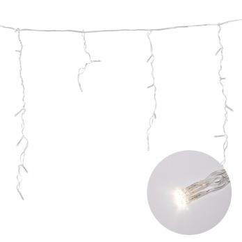 ULD-B1805-048-DTA WARM WHITE IP20  Бахрома светодиодная с контроллером. 1.8 м. 48 светодиодов.  Теплый белый свет. Провод прозрачный. TM Uniel.