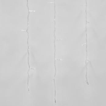 ULD-C1510-160-DTA WARM WHITE IP20  Занавес светодиодный с контроллером. 1.5х1м. 160 светодиодов. Теплый белый свет. Провод прозрачный. TM Uniel.