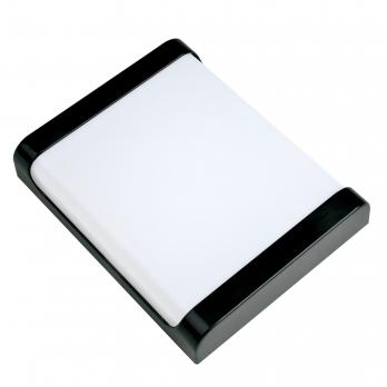 ULW-Q280 22W-4000K-S02 IP65 BLACK Светильник светодиодный влагозащищенный. Прямоугольник. Белый свет 4000K. 200x160x58 мм. Корпус черный. ТМ Volpe