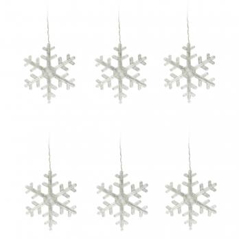 ULD-E1503-072-DTA BLUE IP20 SNOWFLAKES-3 Занавес фигурный светодиодный. 1.5х0.3м. 72 светодиода. Синий свет. Провод прозрачный. TM Uniel