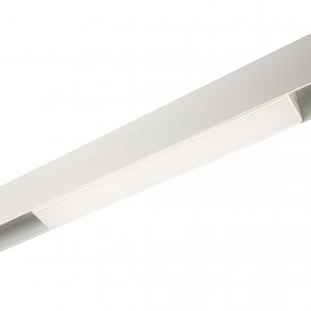 ULB-M70-12W-4000K-35 WHITE Светильник-прожектор линейный светодиодный трековый. Для магнитных шинопроводов. 900 Лм. Белый свет 4000К. Белый. ТМ Uniel