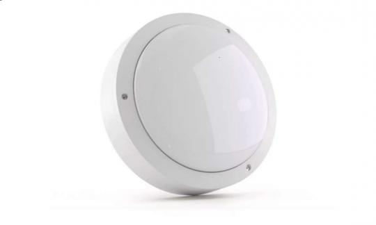 ULW-K13A 10W-5000K IP54 WHITE Светильник светодиодный влагозащищенный. Круг. Белый свет 5000K. 1200Лм.  Корпус белый. ТМ Uniel.