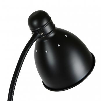 UML-T701 E27 BLACK Торшер напольный под лампу Е27. 60W. с регулировкой наклона. Механический выключатель. Черный. ТМ Uniel