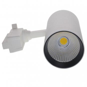 ULB-Q277 40W-4000К WHITE Светильник-прожектор светодиодный трековый. 3400 Лм. Белый свет 4000К. Корпус белый. ТМ Volpe