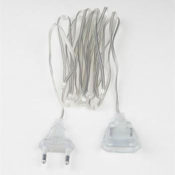 UCX-Y25-100W-1000 CLEAR Удлинитель для подключения гирлянд. 10м. 100 Вт. Тип Y25. Прозрачный. ТМ Uniel