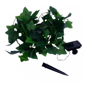 USL-S-135-PT2000 IVY Садовая гирлянда на солнечной батарее Плющ. 20 светодиодов. Теплый белый свет. 1xАА Ni-Mh аккумулятор в-к. IP44. TM Uniel