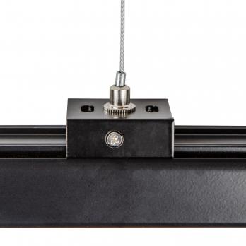 UFB-H41 BLACK 1 POLYBAG Набор для подвесного монтажа трехфазных шинопроводов. Цвет черный. TM Uniel.