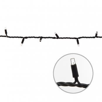 ULD-S1000-120-TBK BLUE IP67 Гирлянда светодиодная с эффектом мерцания. 10м. Соединяемая. 120 светодиодов. Синий свет. Провод черный. TM Uniel.