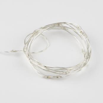 ULD-S0200-020-DTB-3AA-RC RGB IP20 DEW Гирлянда светодиодная Роса на батарейках 3AA не в-к. 2м. 20 светодиодов. RGB свет. Пульт ДУ в-к. Провод прозрачный. TM Uniel