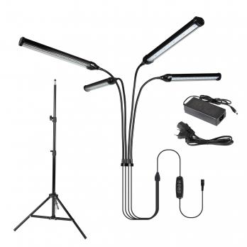 ULT-P32-60W-SPLE-TM-40 IP40 BLACK QUAD Светильник для растений светодиодный с таймером. на штативе. Спектр для фотосинтеза. TM Uniel