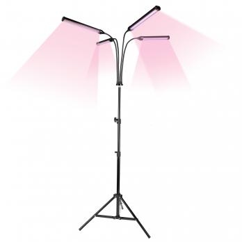 ULT-P32-60W-SPLE-TM-40 IP40 BLACK QUAD Светильник для растений светодиодный с таймером. на штативе. Спектр для фотосинтеза. TM Uniel