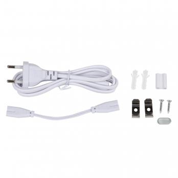 ULI-Q150 18W-4000K IP40 WHITE Светильник линейный светодиодный аналог Т5. 220В. с выключателем. Кабель и крепление в-к. Белый свет 4000K. Корпус белый. TM Volpe