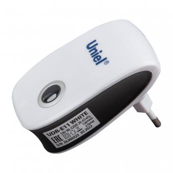 UDR-E11 WHITE Ультразвуковой отпугиватель насекомых и грызунов.  220В. Площадь до 80м2. Белый. TM Uniel