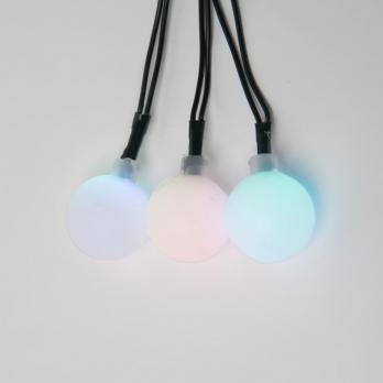 ULD-S0500-030-DGA RGB IP20 RAINBOW-1 Гирлянда светодиодная Радуга-1. 5м. 30 светодиодов. RGB свет. Провод зеленый. ТМ Uniel