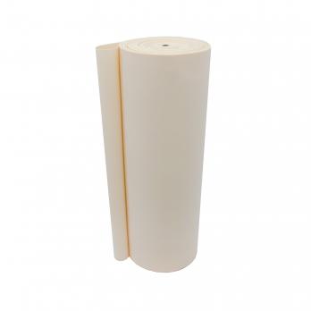 VR-PE7 20T20-R100-PWF001 L050M SOFT Ivory-Ivory Foamiran. the thickness is 2mm. width 100 cm. in a roll of 50m. TM Volpe Rosa