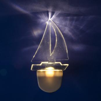 DTL-315 Кораблик-White Светильник-ночник. Без выключателя. Белый. ТМ Uniel