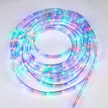 ULD-D50 8M-С08 IP44 MULTI Гирлянда светодиодная Дюралайт. 8м. С контроллером. Разноцветный свет. Провод прозрачный. ТМ Uniel
